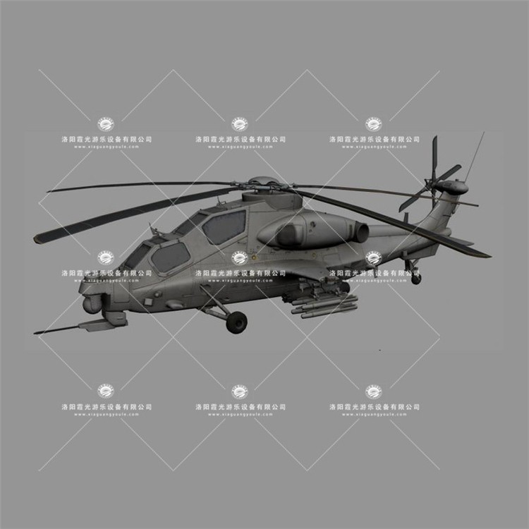 宽城武装直升机3D模型